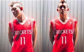 陳冠希/NBA/火箭隊11號球衣/。翻攝IG