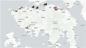 中國官媒,抨擊,香港,蘋果,下架,地圖手機app(圖/翻攝自HKmap.live)