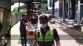 南投,工廠,鷹架,工人,命危