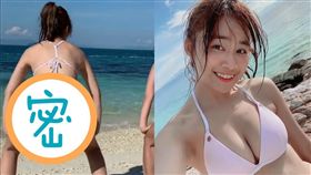 陳伊與友人兩腿開開「美尻瘋狂浪搖」。（圖/翻攝自陳伊IG）