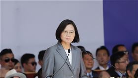 總統,蔡英文,發表,國慶談話,劉國深,對抗大陸(圖/中央社)