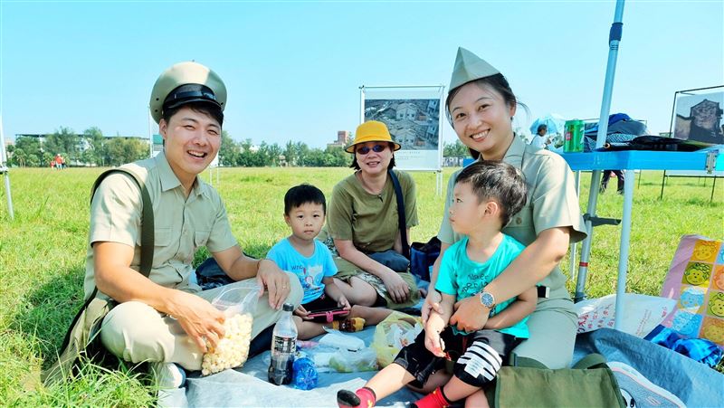 桃園雙十野餐日　盼找回眷村文化精神