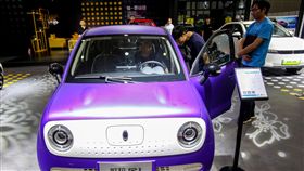 新能源汽車補貼退場　衝擊廠商車展延期近一年中國汽車業因政府對新能源汽車的補貼大幅減少，導致10月底舉行的新能源汽車相關展覽、延期到2020年。圖為參加2019第17屆華中國際汽車展覽會的新能源車款。（中新社提供）中央社　108年10月10日