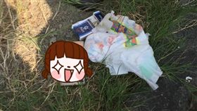 亂丟垃圾,檢舉,手機,台南,安平古堡,停車場,尿布,連假