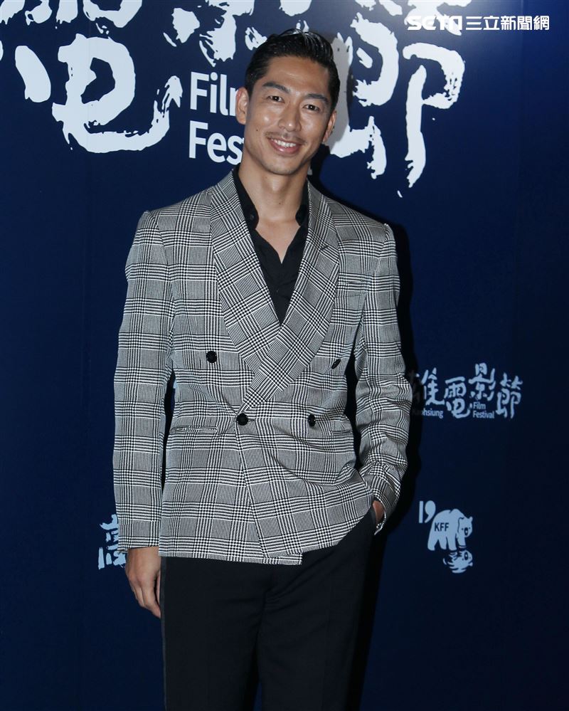 「燦爛星空下 Beautiful」短片主角Exile Akira出席高雄電影節。（記者邱榮吉/攝影）