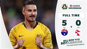 ▲澳洲以5：0戰勝尼泊爾。（圖／取自推特）