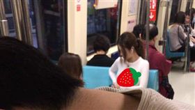 捷運,直播主,西西,長髮妹(翻攝自臉書)