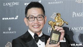 第55屆金馬獎最佳男配角袁富華「翠絲」。（記者邱榮吉、林士傑/攝影）