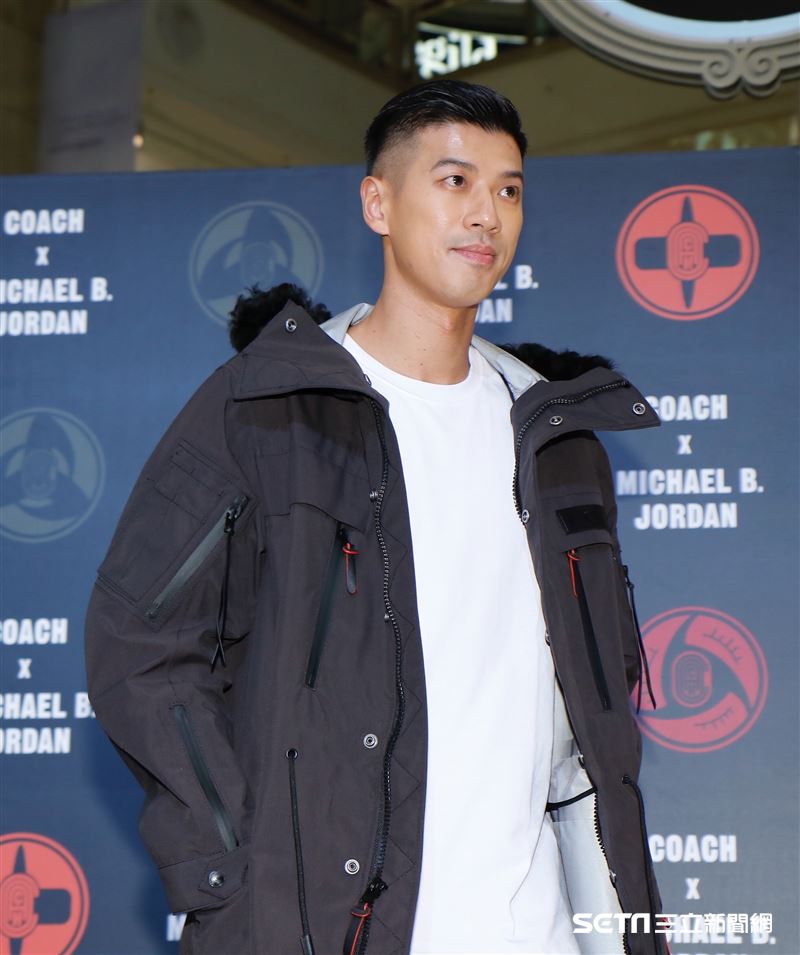 王信凱參加Coach X Michael B. Jordan聯名系列發表。（圖／記者林聖凱攝影）