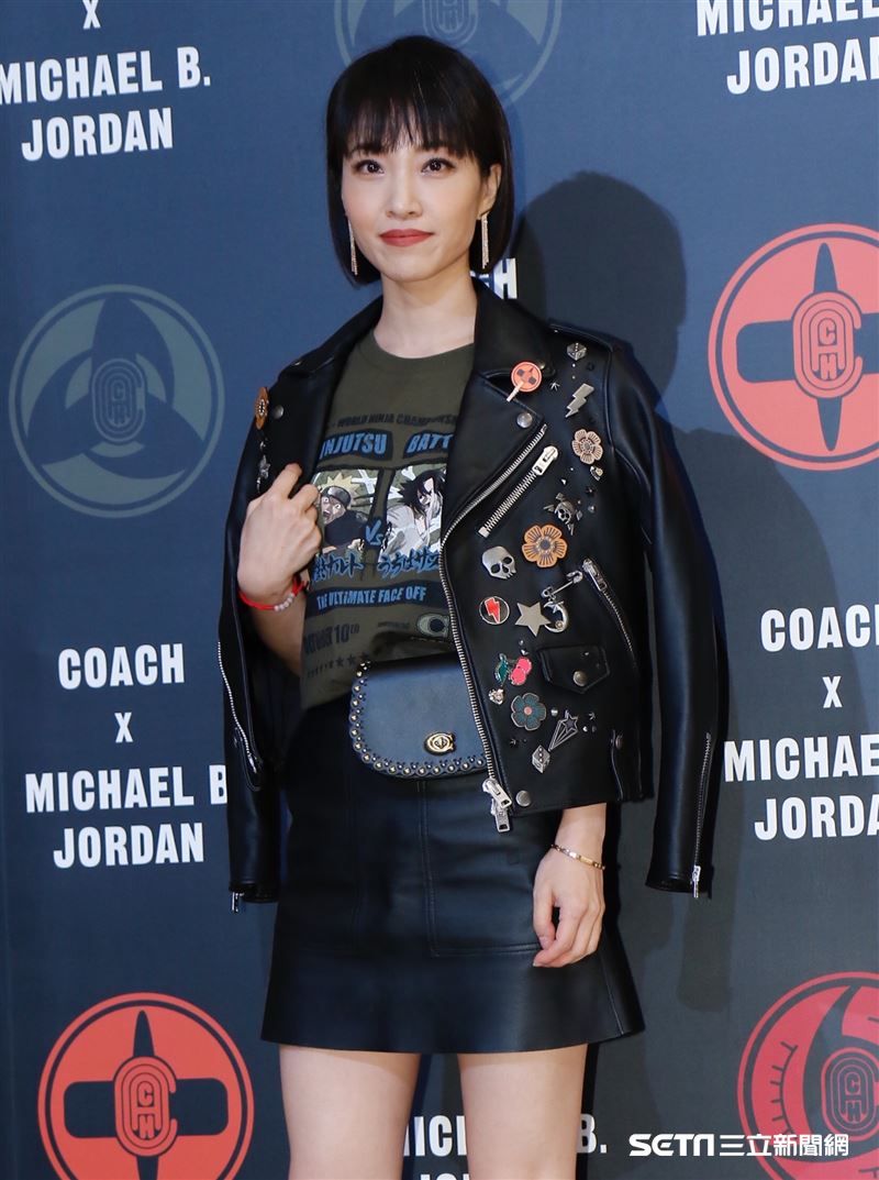 蔡旻紋參加Coach X Michael B. Jordan聯名系列發表。（圖／記者林聖凱攝影）