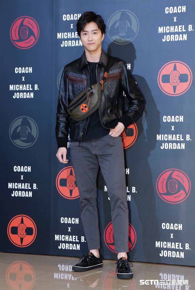 江宏傑參加Coach X Michael B. Jordan聯名系列發表。（圖／記者林聖凱攝影）