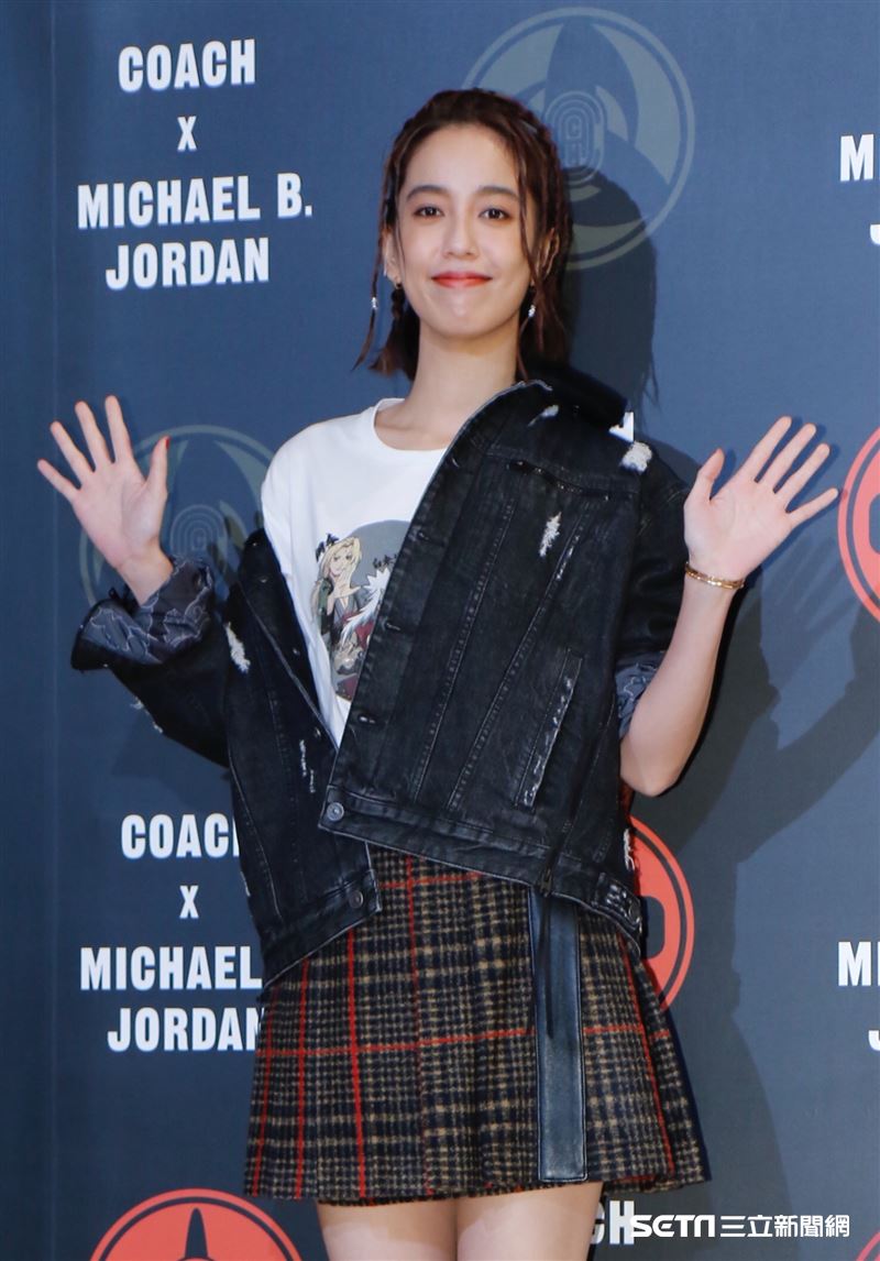 陳庭妮參加Coach X Michael B. Jordan聯名系列發表。（圖／記者林聖凱攝影）