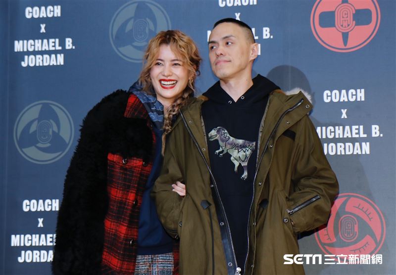 林珈安夫婦參加Coach X Michael B. Jordan聯名系列發表。（圖／記者林聖凱攝影）