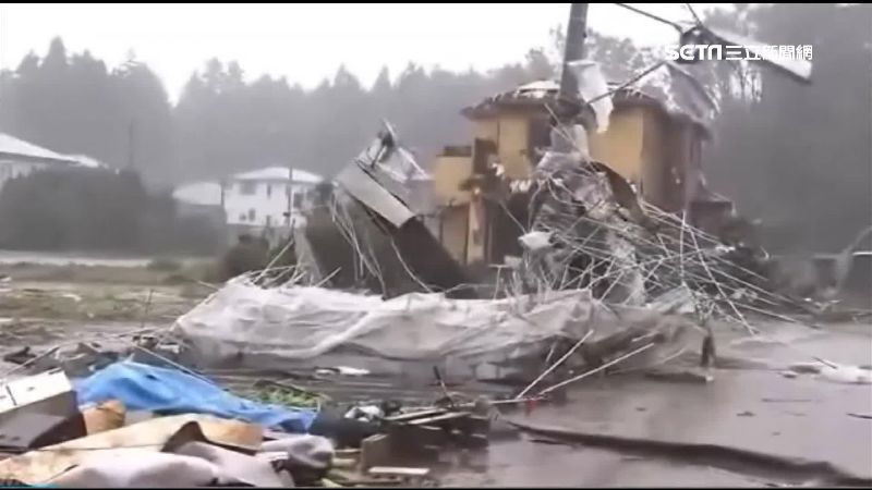 龍捲風狂襲關東　掀翻屋頂釀4人受傷