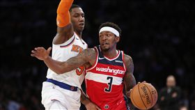 ▲『探花』巴瑞特（RJ Barrett）尼克主場首秀。（圖／美聯社／達志影像）