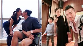 網紅筋肉爸爸媽媽。翻攝自臉書