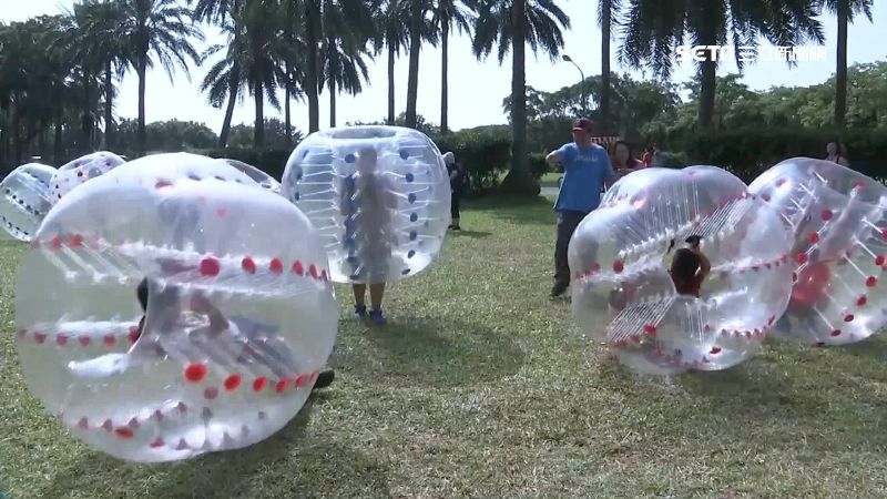 連假第3天！埔心牧場走繩區吸家庭客