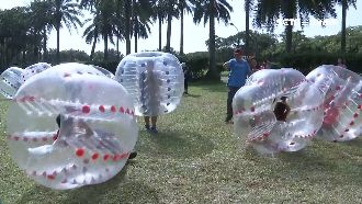 連假第3天！埔心牧場走繩區吸家庭客