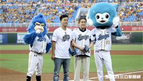 ▲台灣大賽黃鎮台劉玠廷洪一中鄭文燦Lamigo中信兄弟。（圖／記者林士傑攝影）