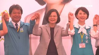 小英掃台南固基本盤　喊台南得票第一