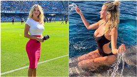 白色緊身衣太性感！巨乳體育主播遭調戲　她一招霸氣反擊（圖／翻攝自Diletta Leotta IG）