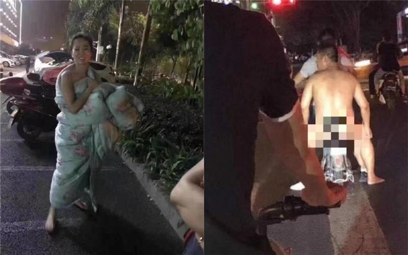 深夜地牛翻身！男女裹浴巾、全裸逃命