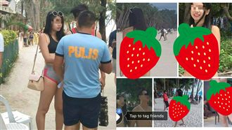 比基尼台女曝菲警這樣說　最後卻失控