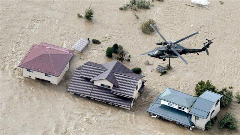 哈吉貝襲日釀百死傷！水淹關東畫面曝
