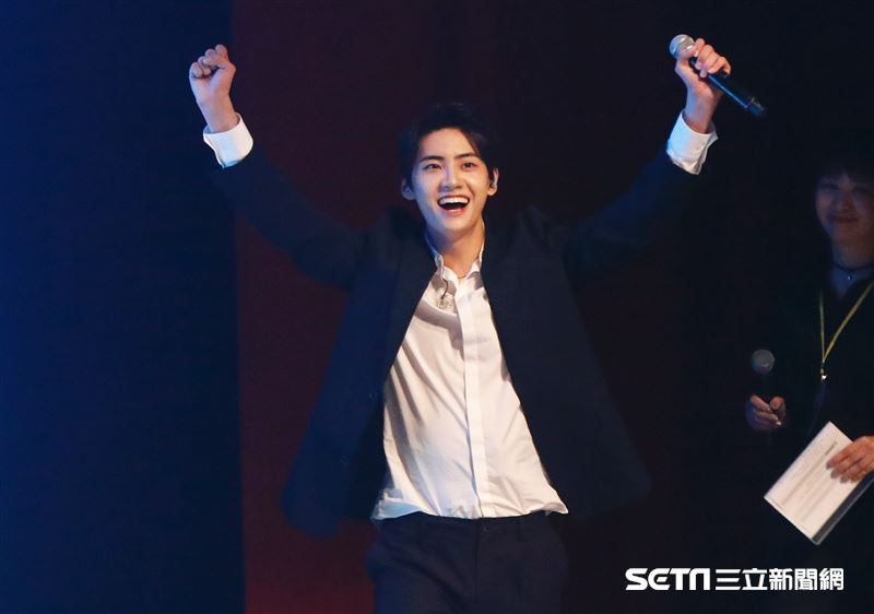 李鎭赫超沒偶像包袱，在現場整個玩開。（圖／記者林聖凱攝影）