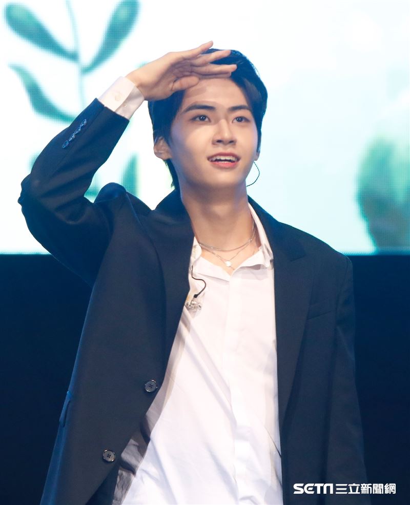 李鎭赫超沒偶像包袱，在現場整個玩開。（圖／記者林聖凱攝影）