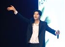 李鎭赫超沒偶像包袱，在現場整個玩開。（圖／記者林聖凱攝影）