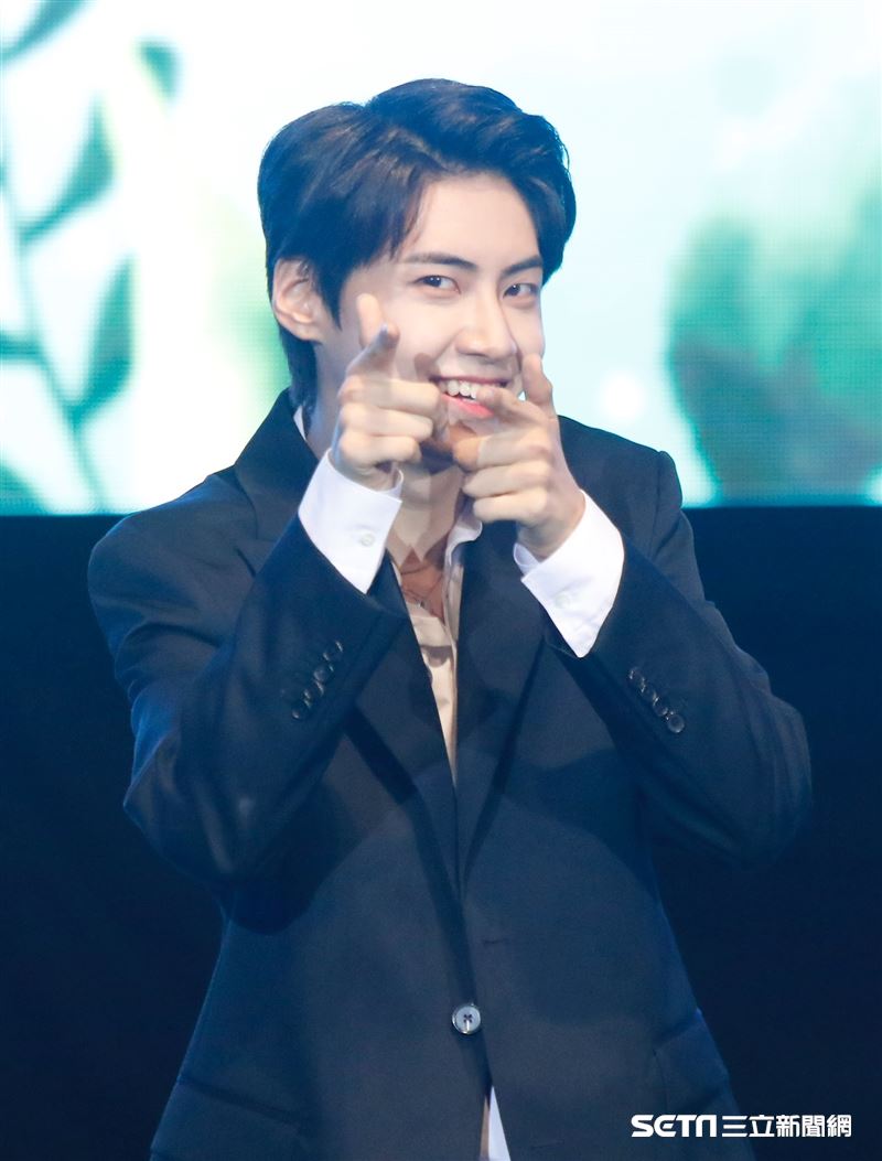 李鎭赫超沒偶像包袱，在現場整個玩開。（圖／記者林聖凱攝影）