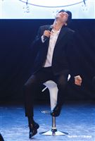 李鎭赫超沒偶像包袱，在現場整個玩開。（圖／記者林聖凱攝影）