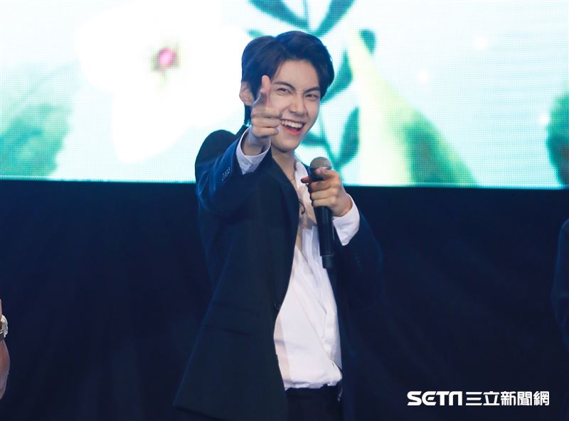 李鎭赫超沒偶像包袱，在現場整個玩開。（圖／記者林聖凱攝影）