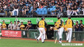 中信兄弟1局上打下10分。（圖／記者王怡翔攝影）