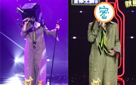 她登《蒙面》秒被認！「獨特嗓音+手勢」…網淚：我的青春（圖／翻攝自蒙面唱將猜猜猜微博）