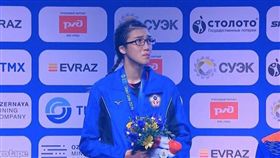 ▲輔仁大學拳擊女將黃筱雯在2019世界女子拳擊錦標賽54公斤量級奪金。（圖／AIBA大會提供）