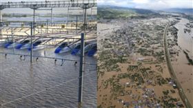 圖輯／驚心動魄！61年來最強颱哈吉貝撲日災情(圖／美聯社／達志影像)