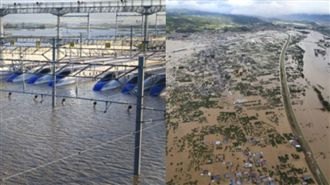 圖輯／哈吉貝重創日本　新幹線慘泡水