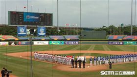 ▲棒球亞錦賽韓國與中國隊比賽。（圖／記者蕭保祥攝影）