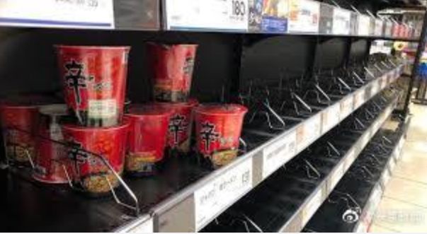 武漢肺炎重創經濟　韓國泡麵賣超好