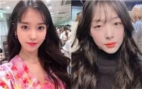 IU,雪莉（圖／翻攝自IG）