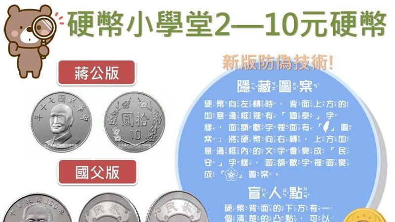 央行開講　新版10元幣竟藏這四字