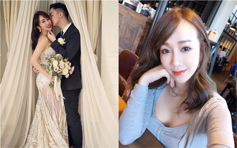 帶球閃嫁？「最美空姐」倒雪乳回應