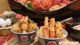 豪邁松葉蟹丼。（圖／記者馮珮汶攝）