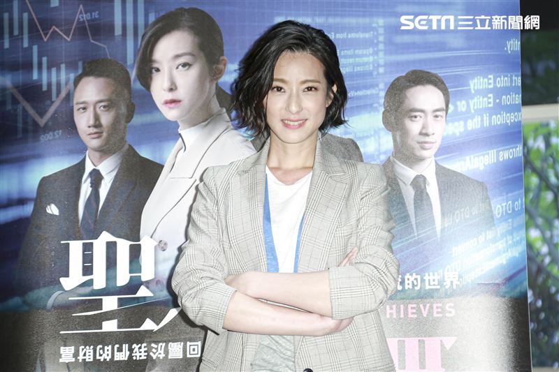 電影《聖人大盜》媒體茶敘，演員賴雅妍。（圖／記者林士傑攝影）