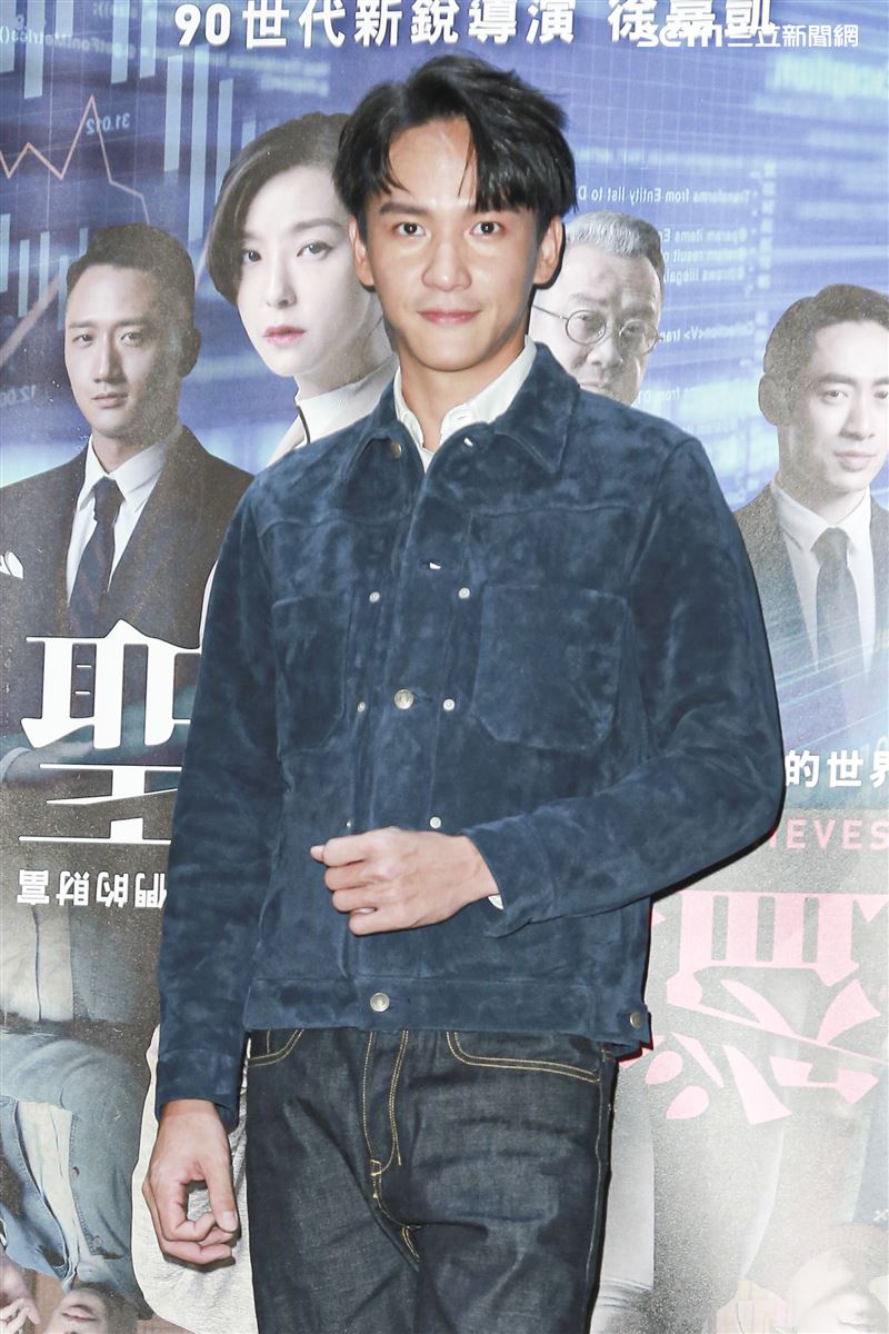 電影《聖人大盜》媒體茶敘，演員曹晏豪。（圖／記者林士傑攝影）