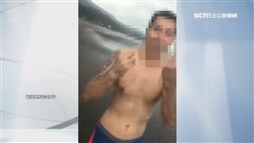 風浪大救生員勸外籍遊客　反被比「不雅手勢」