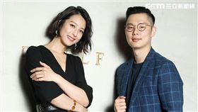 聖人大盜演員賴雅妍、導演林嘉愷專訪。（記者邱榮吉/攝影）