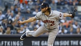 ▲柯爾（Gerrit Cole）7局飆7K無失分鎖洋基打線。（圖／美聯社／達志影像）